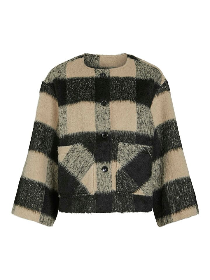 

Куртка Vila Jana, цвет beige/schwarz