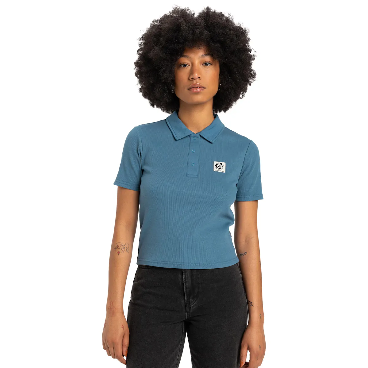 

Женская футболка Nightcall Polo Quiksilver, синий