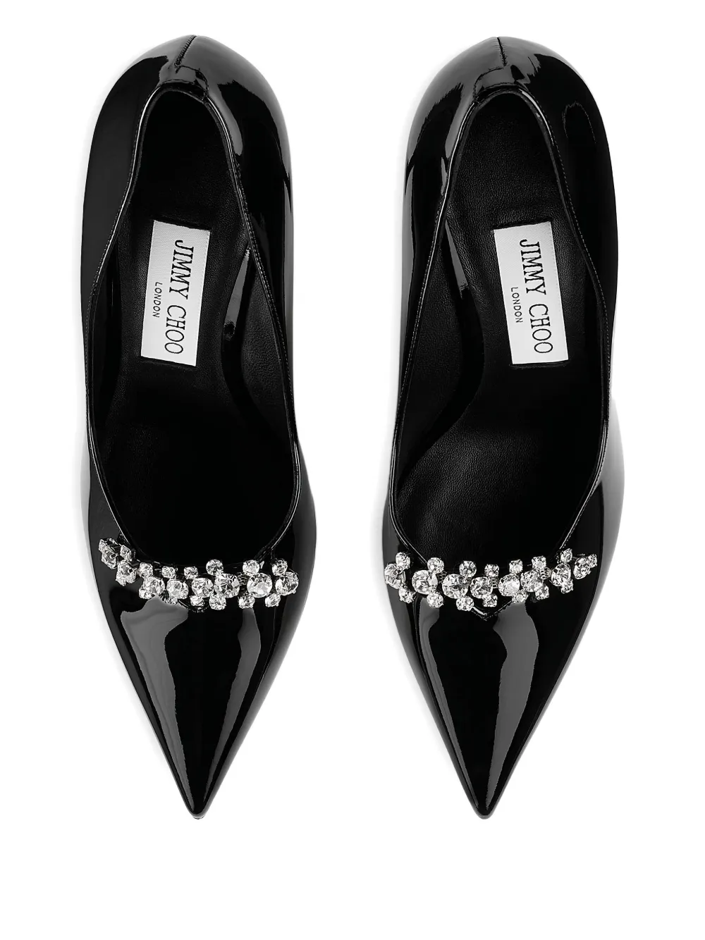 Туфли Belinda 90 с заостренным носком JIMMY CHOO, черный — фото 4