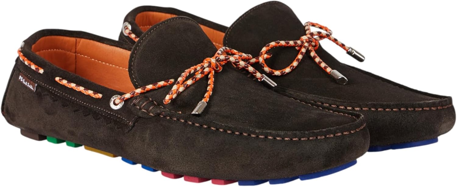 

Мужские кроссовки Paul Smith Ps Springfield в стиле мокасин для вождения, темно-коричневый