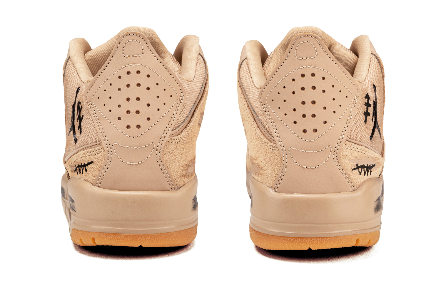Jordan Кроссовки баскетбольные Courtside 23 Mid top мужские Abrasion Resistant Vintage Brown — фото 4