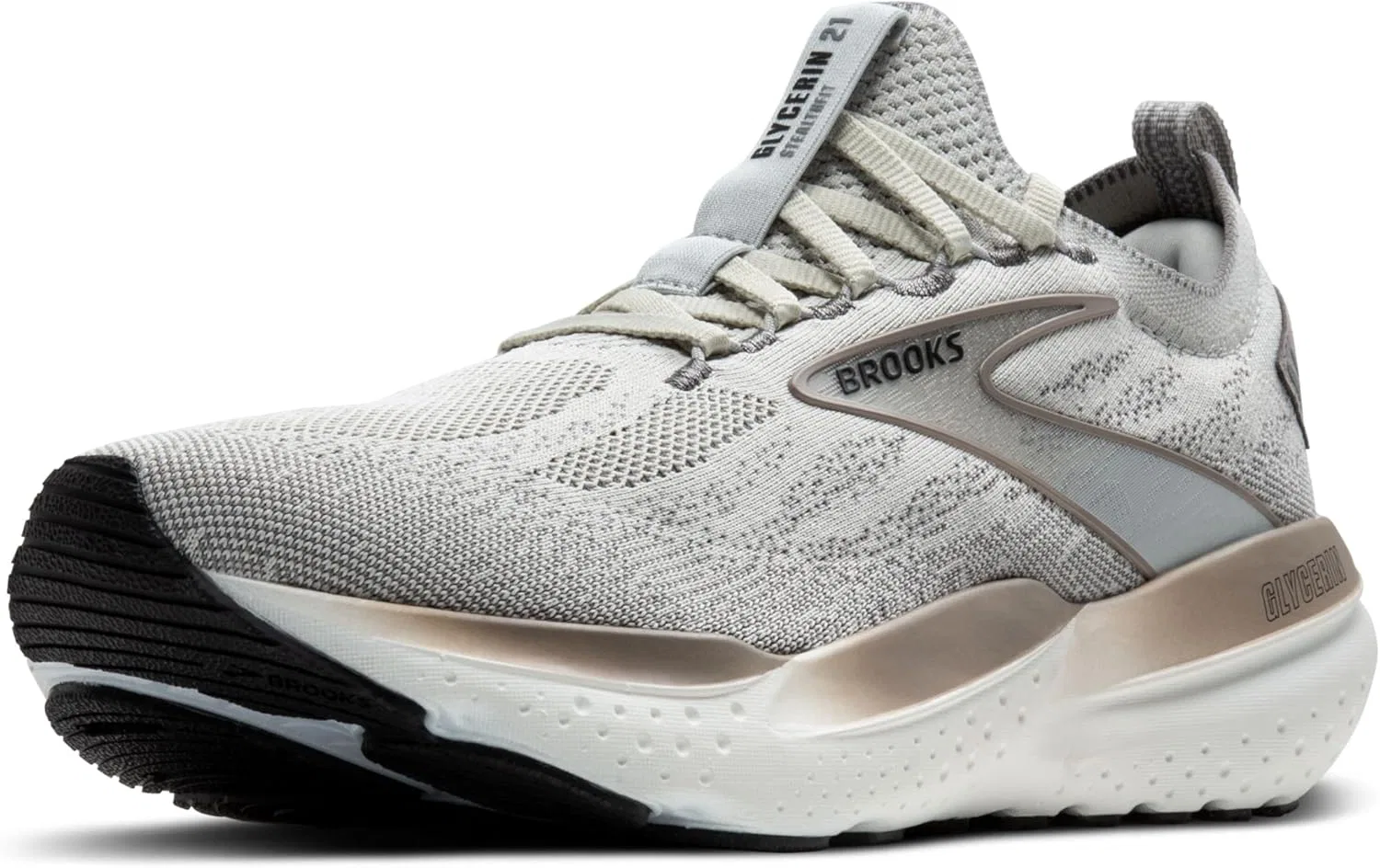 Мужские кроссовки Brooks Glycerin Stealthfit 21, 2-Grey Frost Grey Champagne