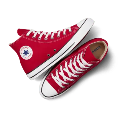 Кроссовки Nike Converse Chuck Taylor All Star High Top Unisex Shoe, красный — фото 4
