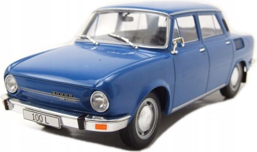 

Модель Skoda 100L Синяя металлическая белая коробка 1:24 WhiteBox