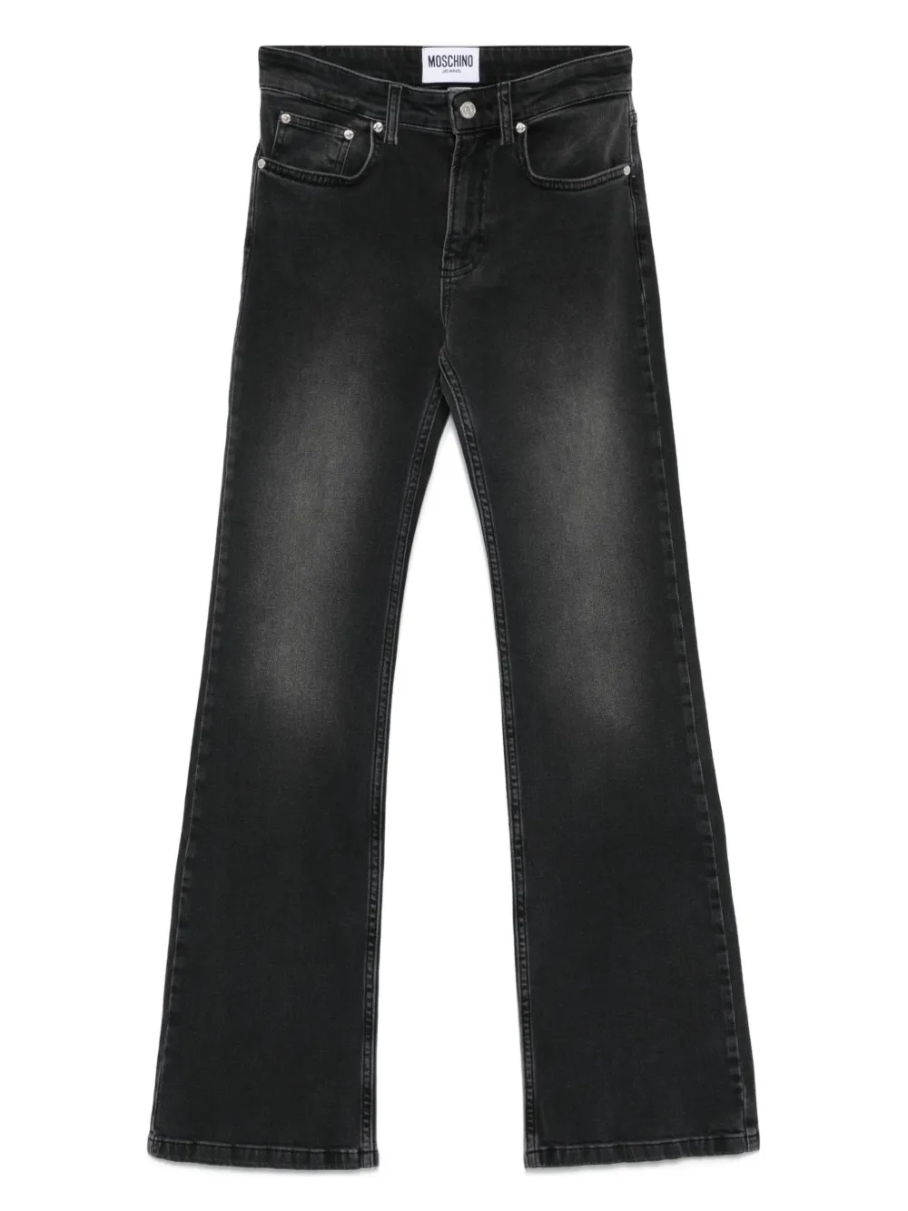 

Джинсы с эффектом потертости MOSCHINO JEANS, серый