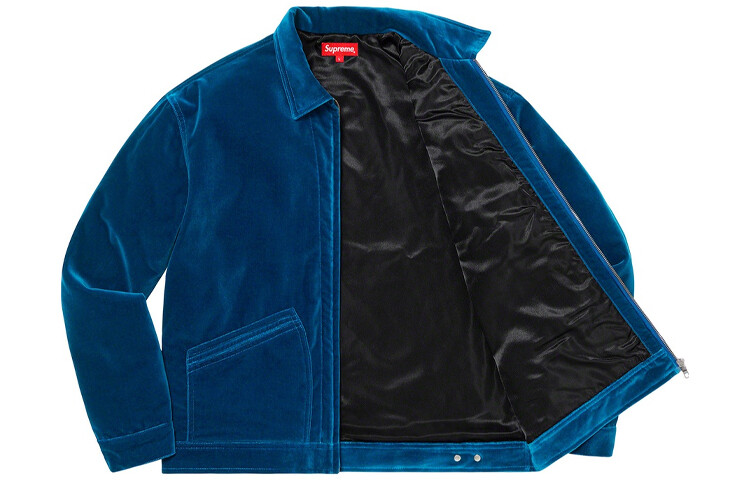 Осень/Зима 2020 Куртка Унисекс Supreme, черный/белый — фото 2