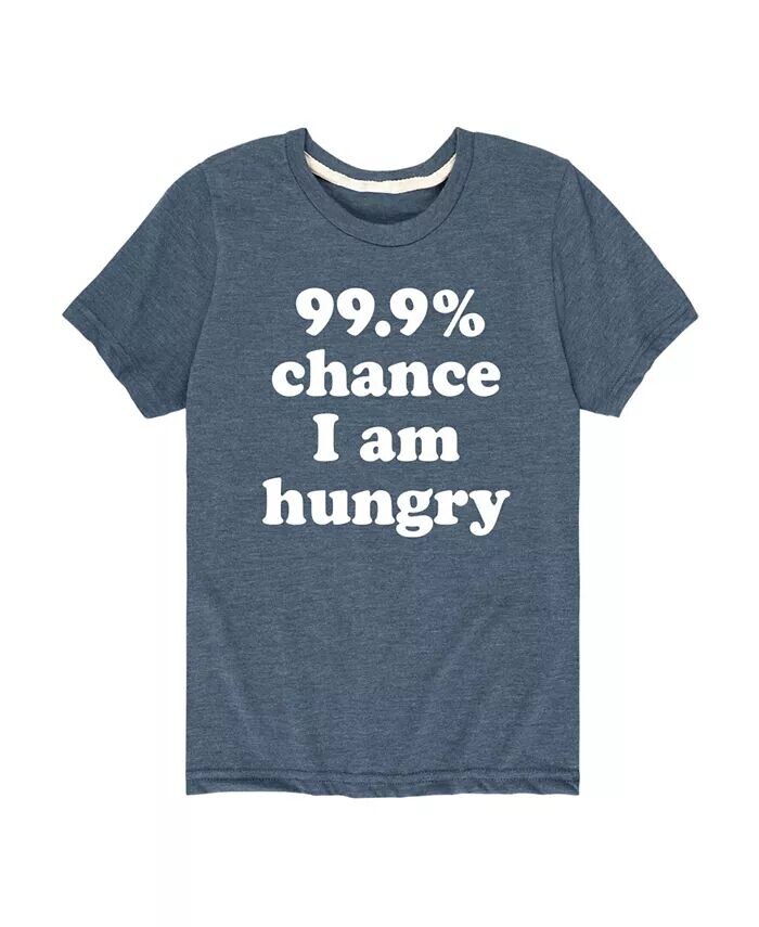 

Футболка с графическим принтом Big Boys 99% Chance Hungry Hybrid, синий