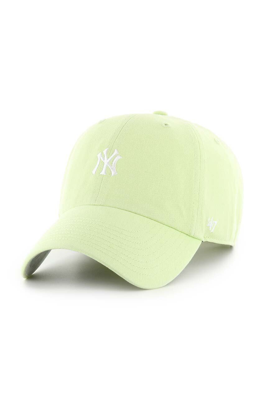 

Хлопковая бейсболка 47 бренда MLB New York Yankees 47 Brand, зеленый