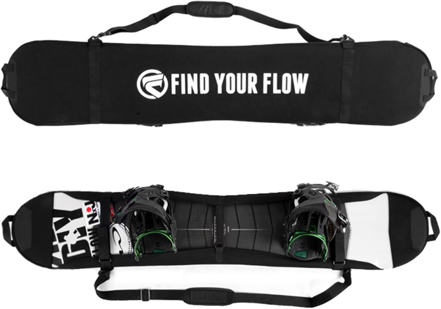 

Портативный чехол для сноуборда из эластичного шпона, защитный чехол из эластичного материала SBR, износостойкий, водонепроницаемый, устойчивый к ударам WEALTHY73, Black, Черный, Портативный чехол для сноуборда из эластичного шпона, защитный чехол из элас