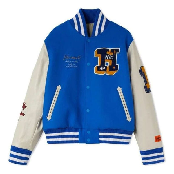 

Куртка heron patches varsity jacket 'blue white' Heron Preston, белый