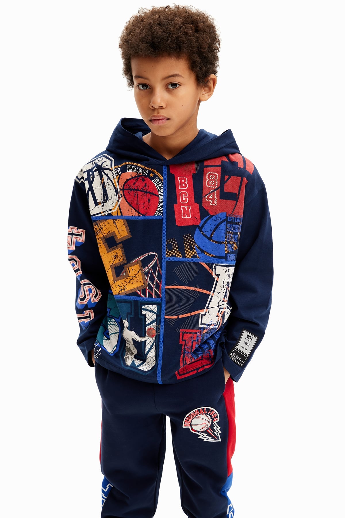 Футболка с длинным рукавом "Друзья Микки" Desigual, Blue/5001