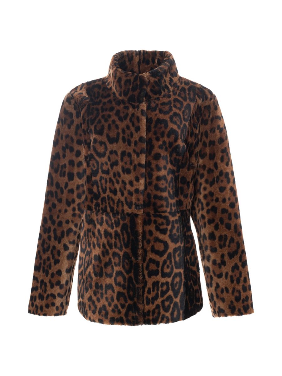 

Двусторонняя куртка из овчины с цветными блоками Made For Generations WOLFIE FURS, цвет Leopard, Коричневый, Двусторонняя куртка из овчины с цветными блоками Made For Generations WOLFIE FURS, цвет Leopard
