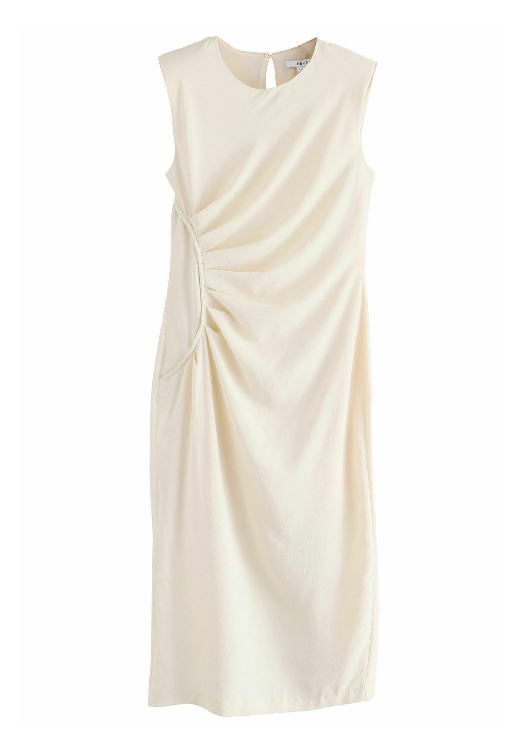 

Повседневное платье TALL - SLEEVELESS COLUMN ROUCHED MIDI Next, бежевый