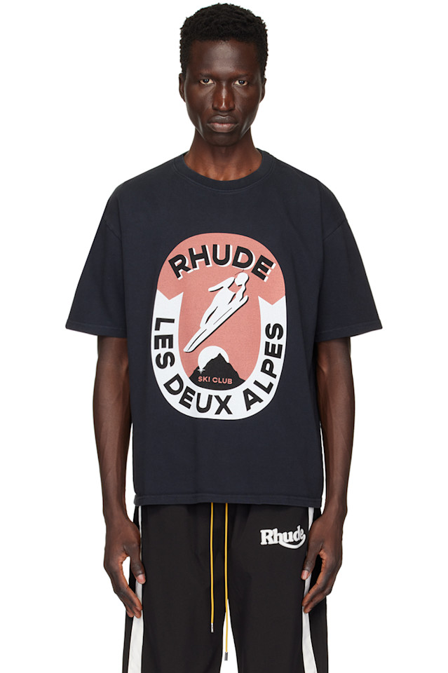 

Футболка Les Deux Alpes Rhude, черный