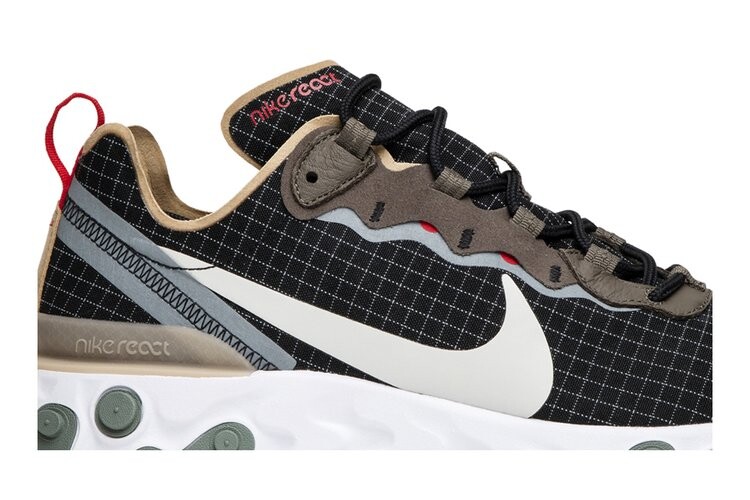 Кроссовки Nike size? x React Element 55 'Escape Pack', черный — фото 2