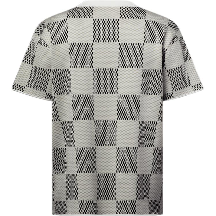 Damier Jacquard Short-Sleeved Crewneck LOUIS VUITTON, мультиколор — фото 4