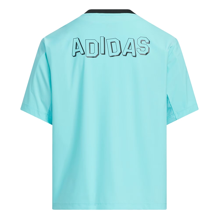 Adidas Футболка SS25 Blue/Black для детей 3-7 лет — фото 3