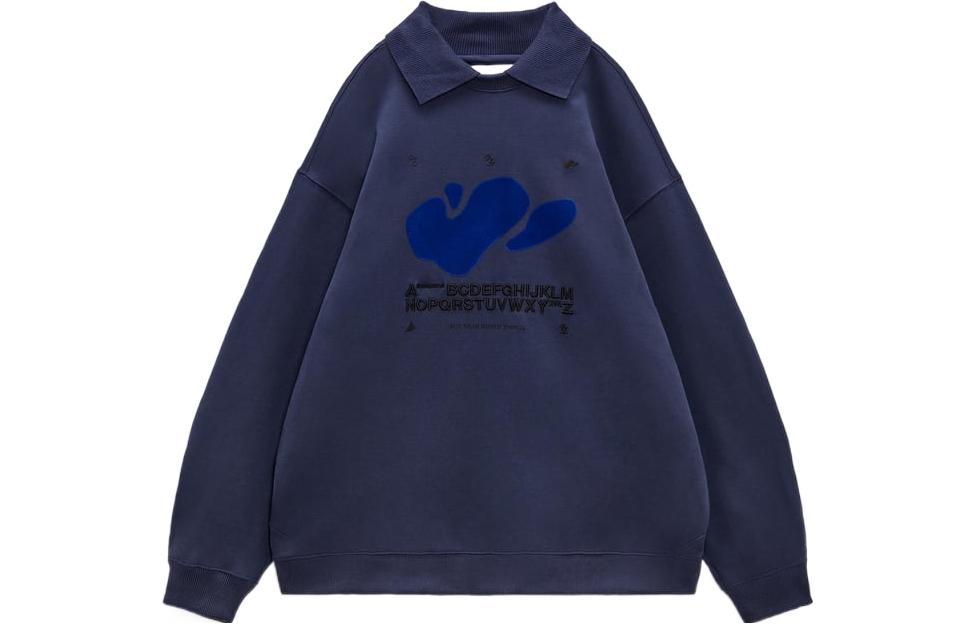 

ADER ERROR X ZARA X Zara Свитшоты Unisex Royal Blue Стоячий воротник Умеренный Regular, Синий, ADER ERROR X ZARA X Zara Свитшоты Unisex Royal Blue Стоячий воротник Умеренный Regular