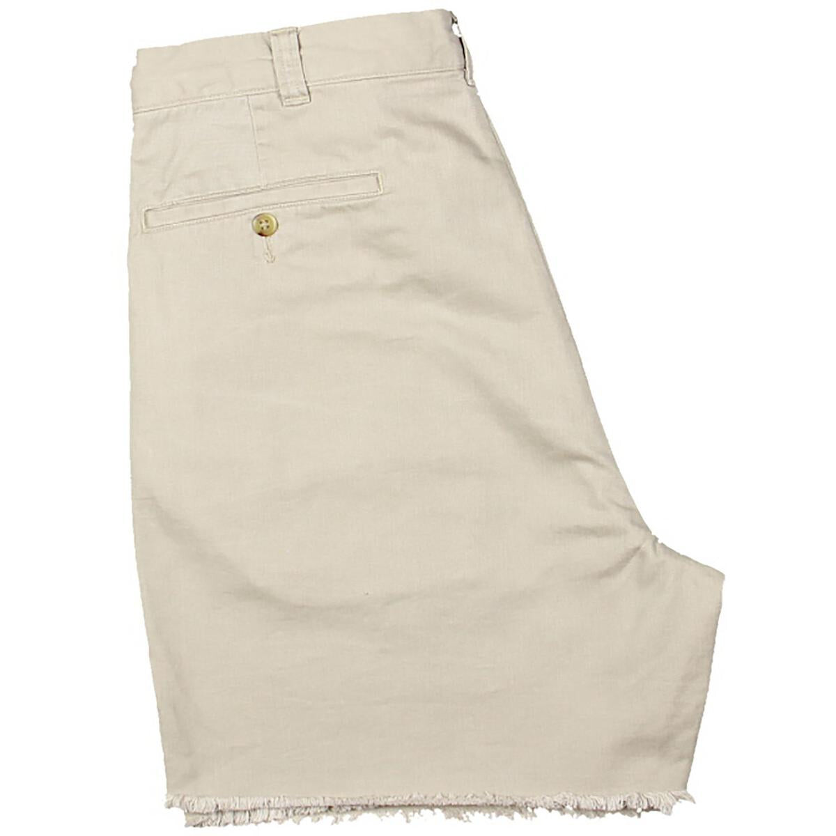 

Мужские хлопковые шорты чинос с потертым краем Polo Ralph Lauren, хаки