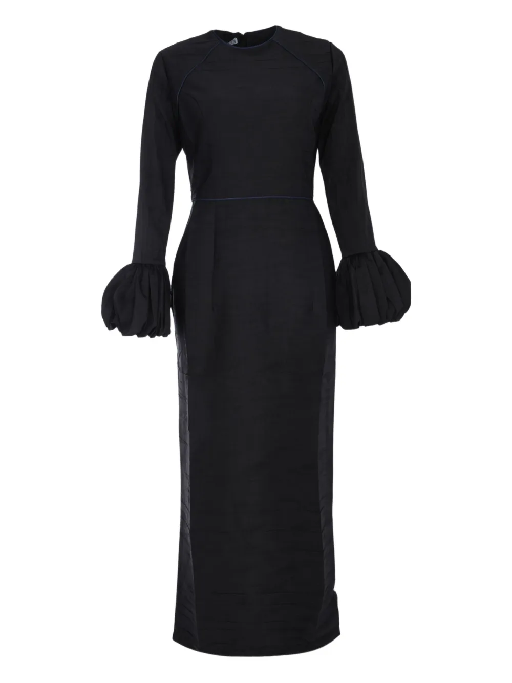 

Макси-платье Talia с оборками на манжетах Baruni, черный