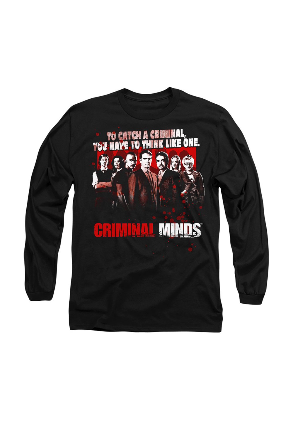 

Топ с длинными рукавами CRIMINAL MINDS THINK LIKE ONE Cotton Soul, черный