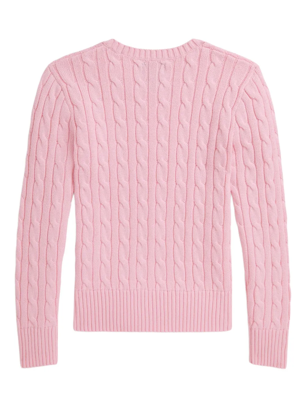 Свитер фактурной вязки POLO RALPH LAUREN KIDS, розовый — фото 2