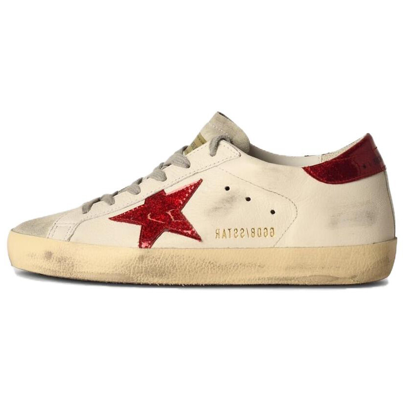 Кроссовки Golden Goose Skateboarding Shoes Women's Low-top White, белый