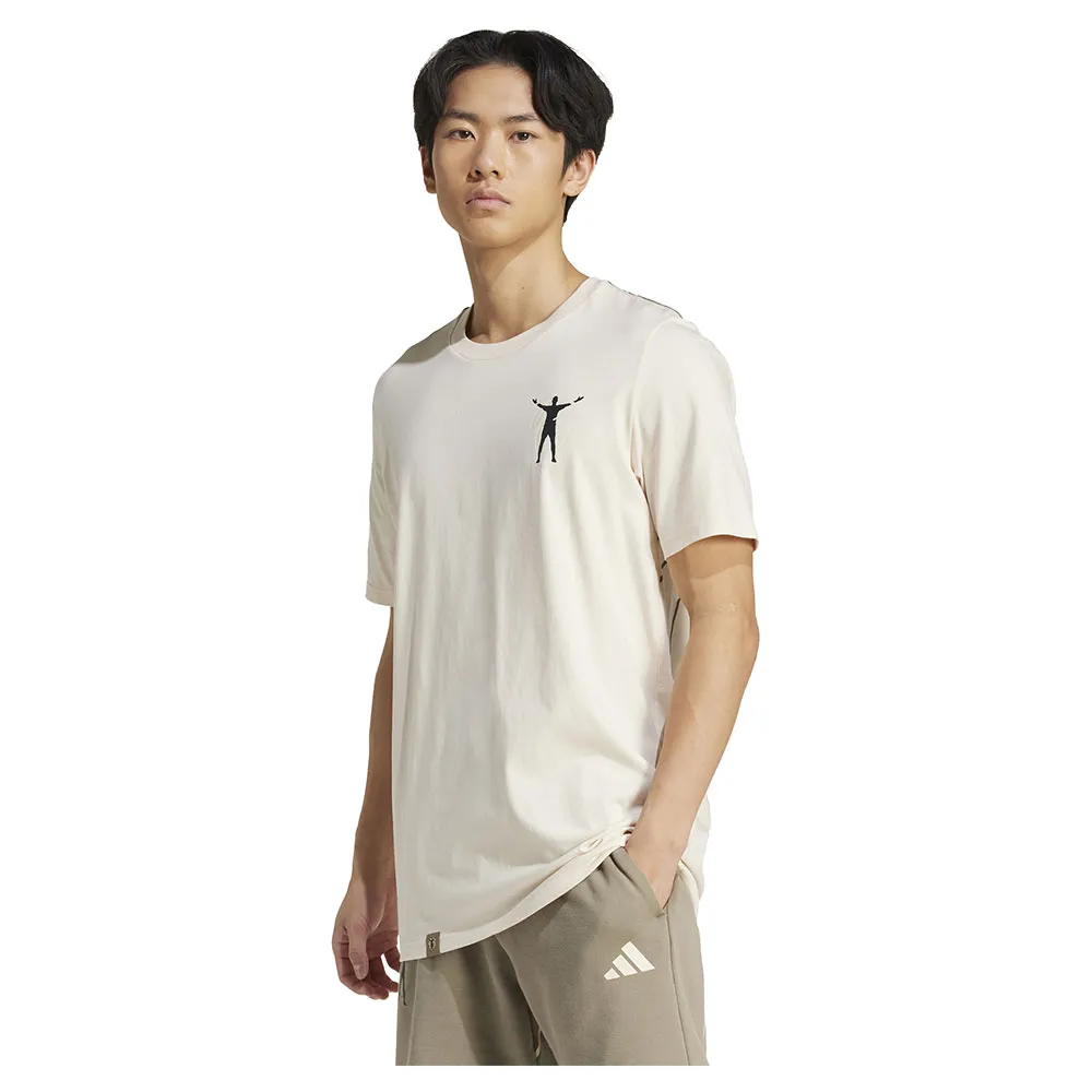 

Футболка с коротким рукавом adidas Jude Bellingham Culturewear, белый