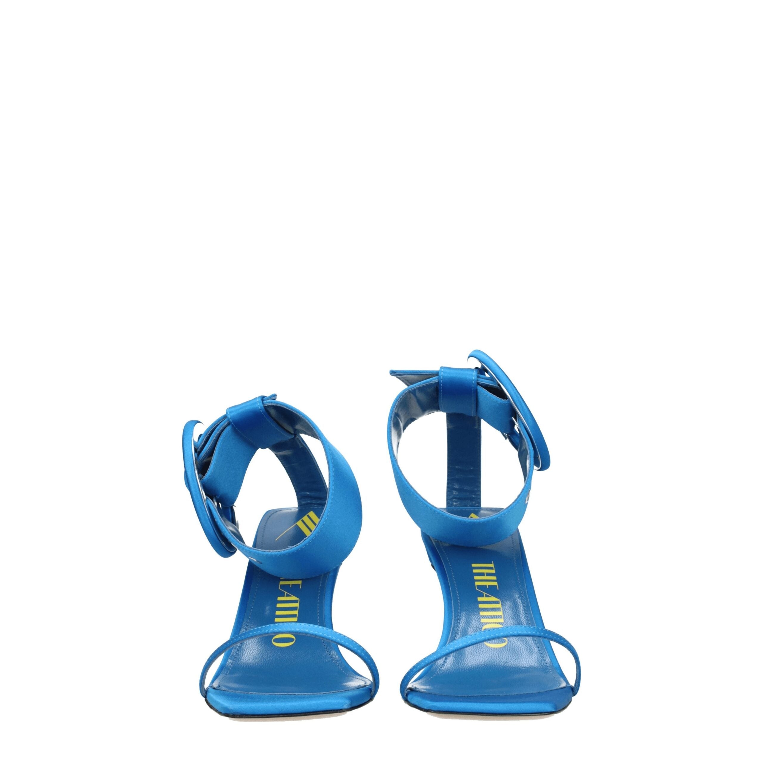 The Attico blue Satin Women's Sandal — фото 3