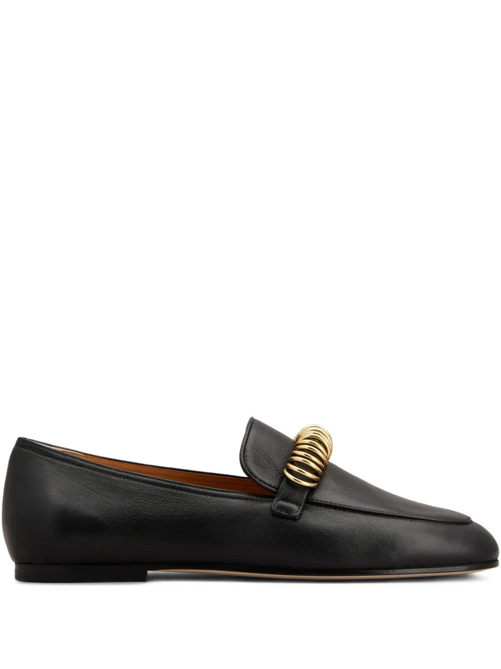 Кожаные лоферы TOD'S, черный
