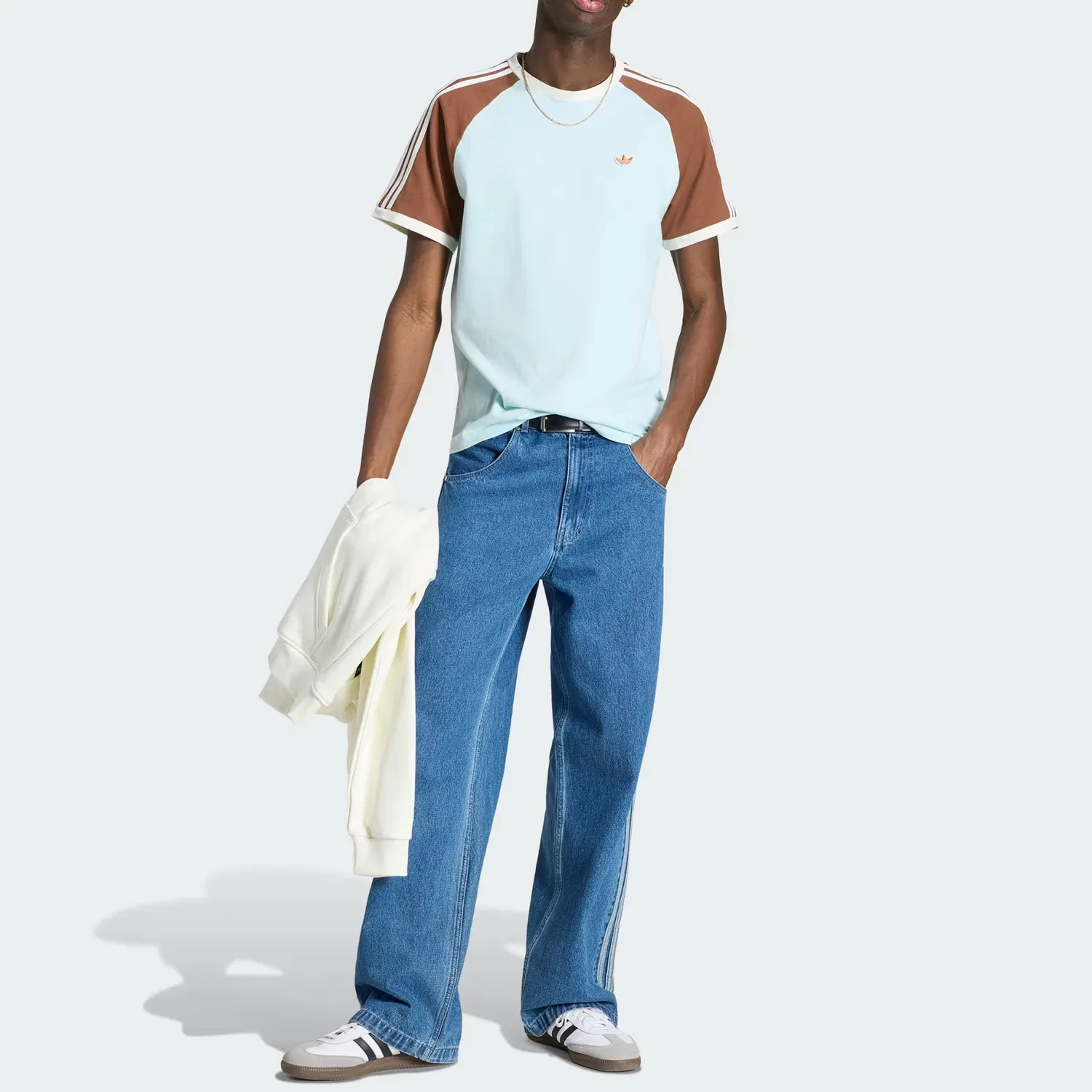 Футболка Adidas Originals Washed Cali мужская мята — фото 3