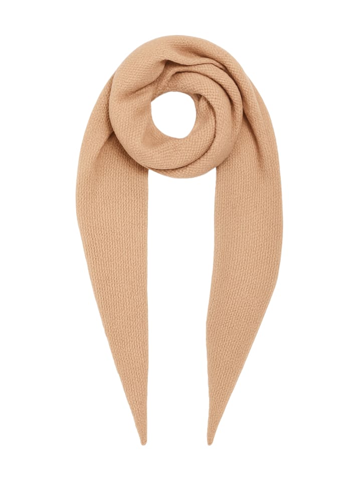 

Мягкий вязаный шарф с тонкой текстурой цвета античной розы Faera