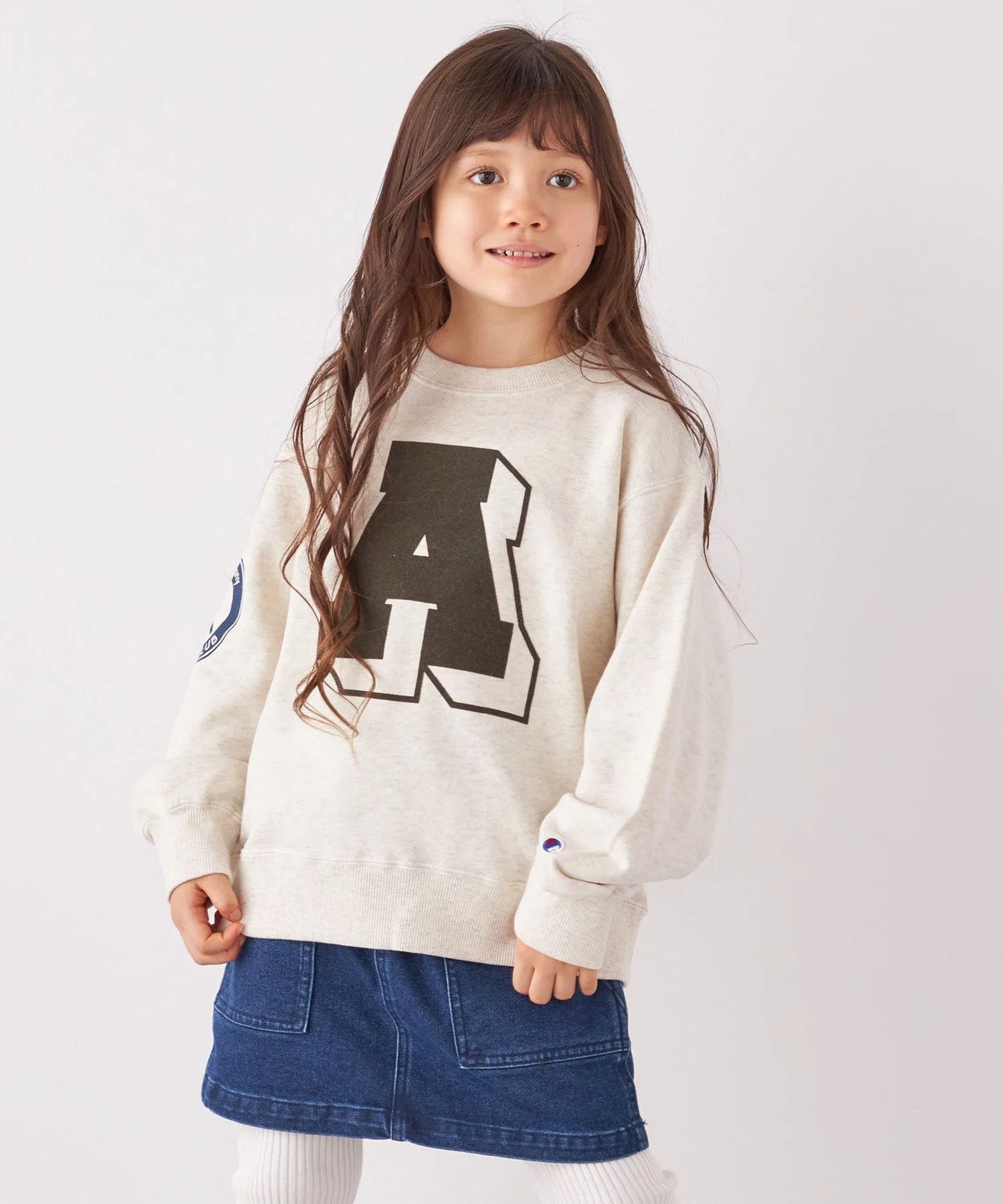 Толстовка Champion: Tennis Club с круглым вырезом (детская) SHIPS any, Natural