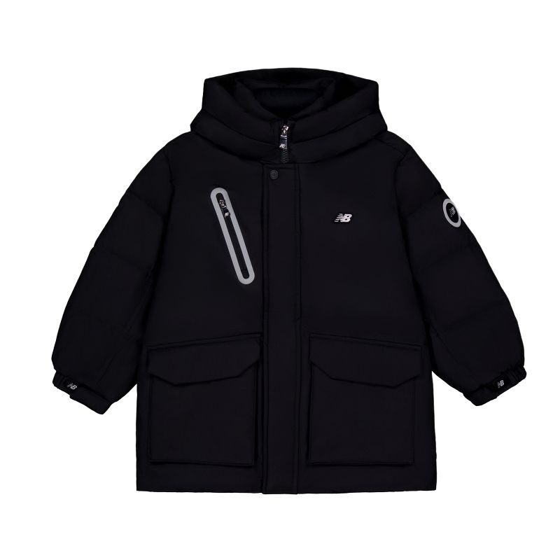 Пуховик FW25 детский New Balance, черный