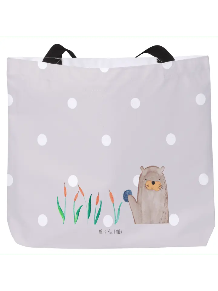 

Шоппер Mr. & Mrs. Panda, серый пастельный