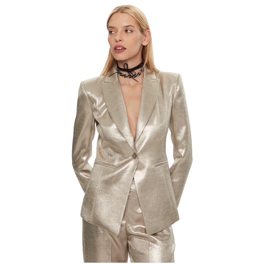 

Желтый полиэстеровый блейзер Patrizia Pepe