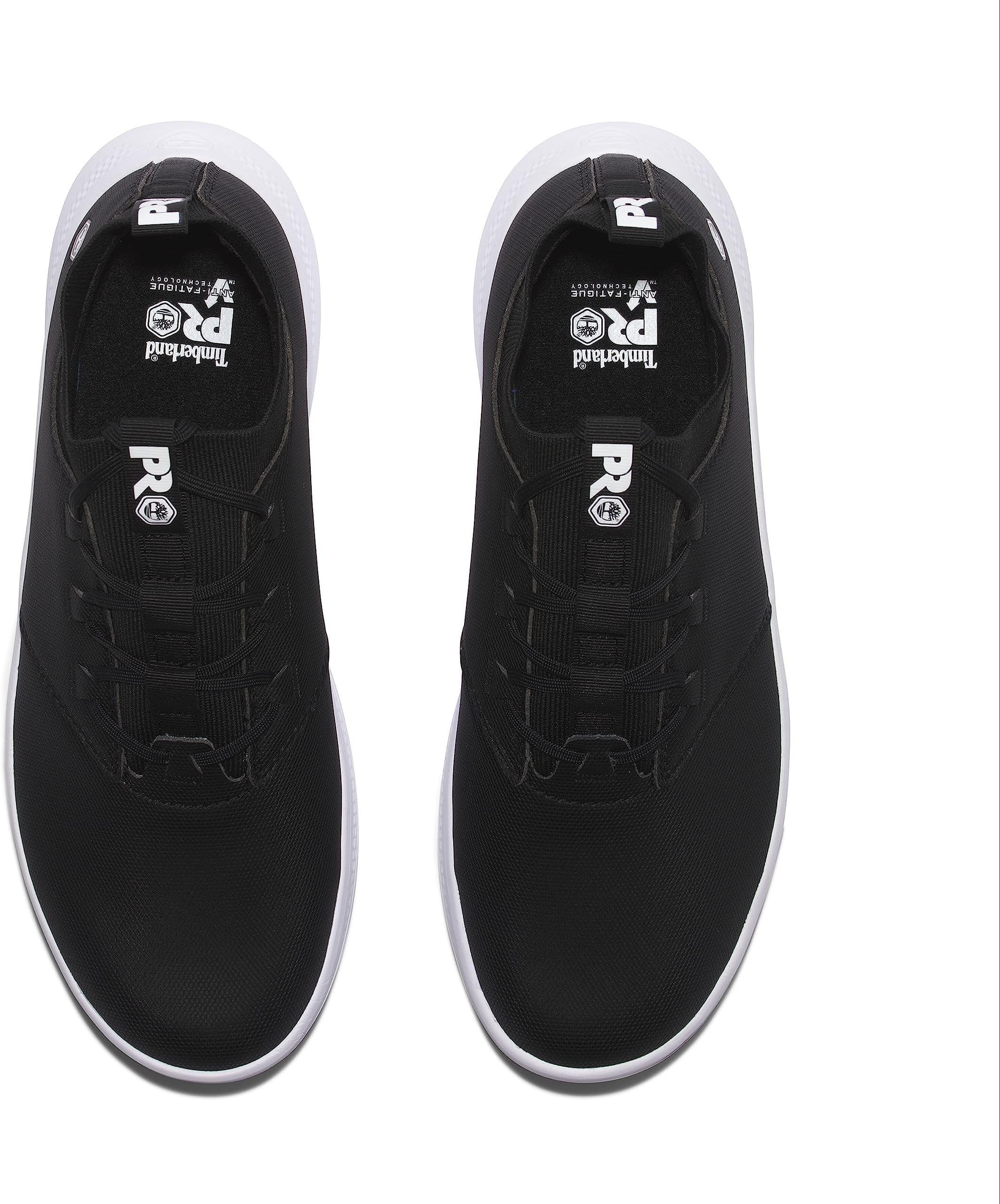 Кроссовки Timberland PRO Solace Max Soft Toe Slip-On, цвет Black/White 1 — фото 2