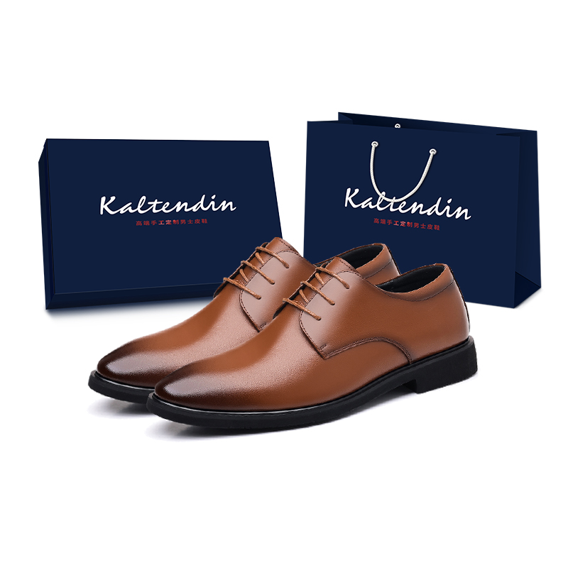 

Kaltendin Мужские туфли для официальных мероприятий низкие черные, чайно-коричневые, цвет Tea Brown