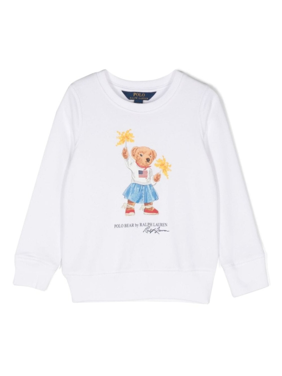 

Ralph Lauren Kids толстовка Polo Bear, белый