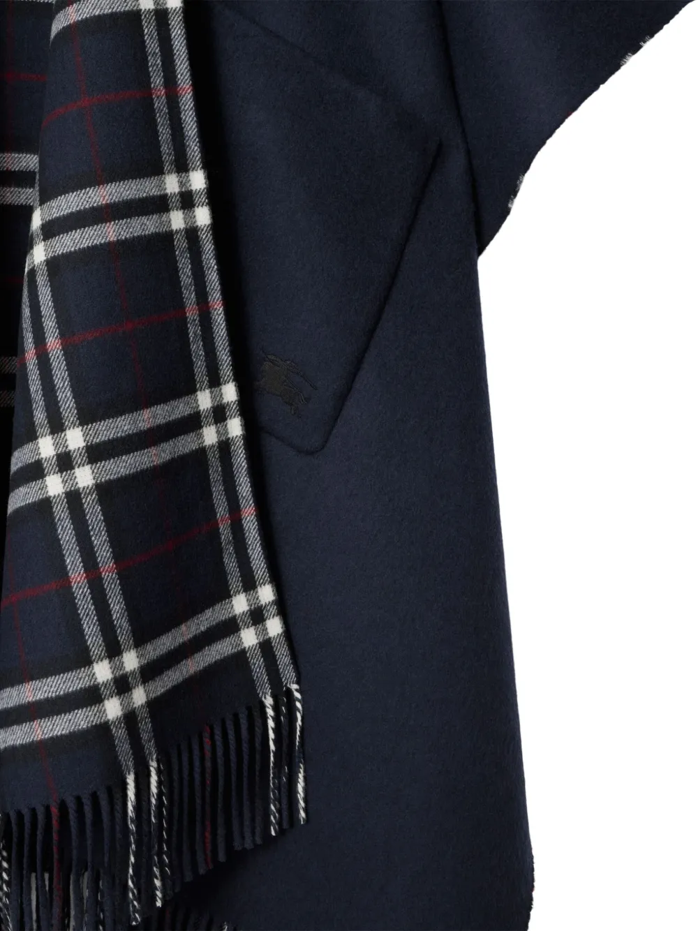 Накидка Burberry, женская, синий — фото 3