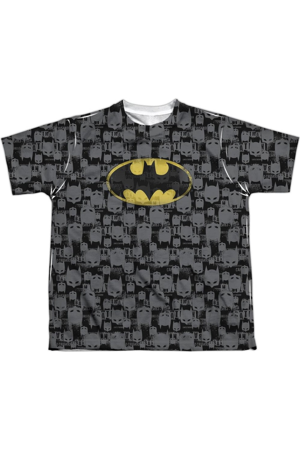 

Футболка с коротким рукавом для детей Batman Caped Crusader Repeat Gildan, белый