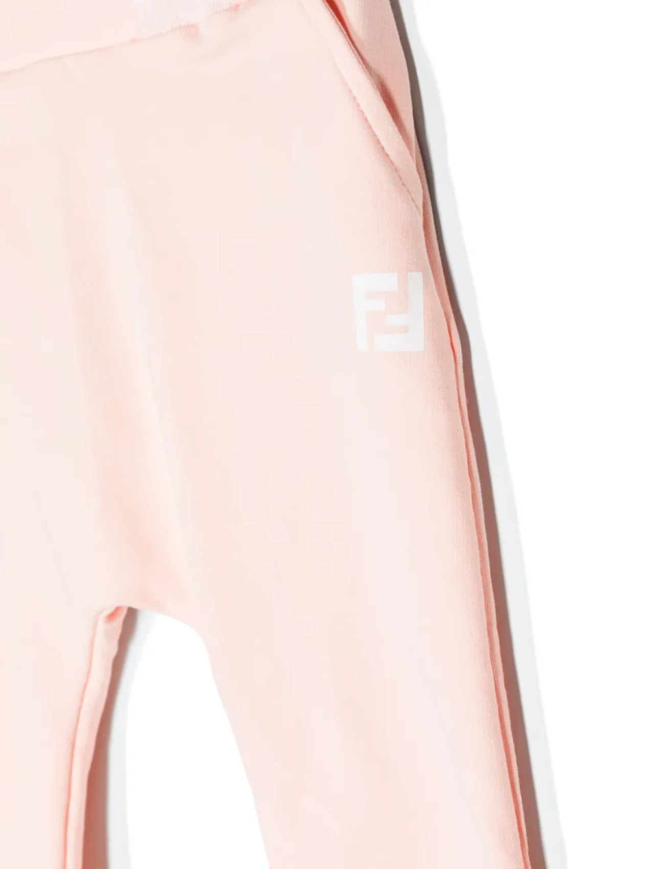 Спортивные брюки с логотипом Fendi Kids, розовый — фото 3