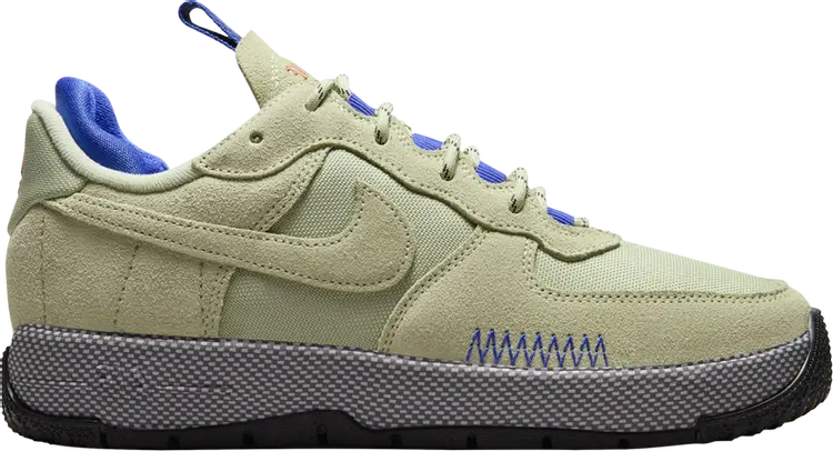 

Кроссовки Wmns Air Force 1 Wild 'Olive Aura Aquarius Blue', зеленый