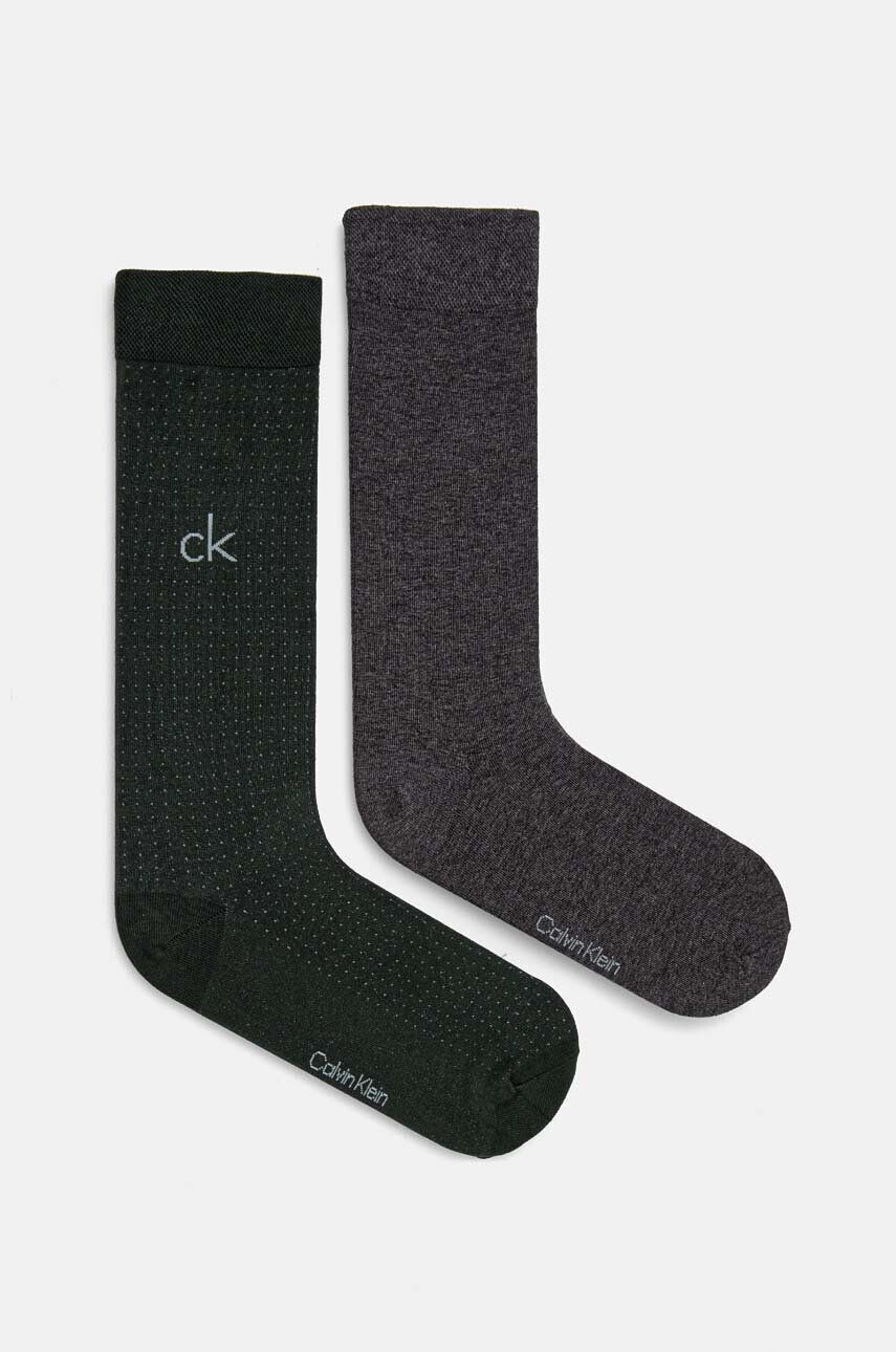 

2 упаковки носков Calvin Klein, зеленый