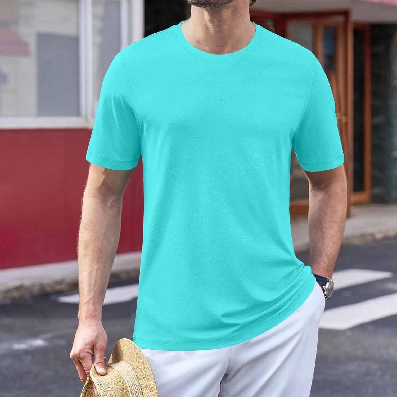 Футболка-майка мужская спортивная, Generic, синий — фото 3