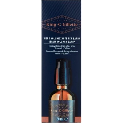 

Gillette King C. Beard Condenser с витамином B и кофеином 50 мл