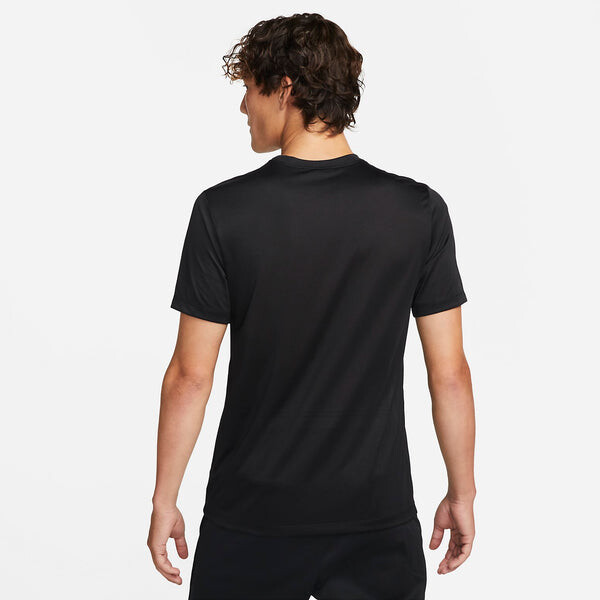Футболка dri-fit fitness t-shirt asia sizing 'black' Nike, черный — фото 3