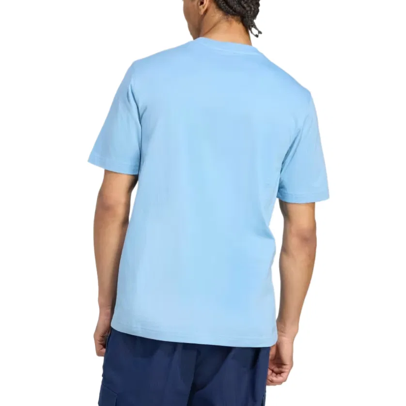 Футболка Trefoil Essentials Adidas Originals, Blue — фото 3