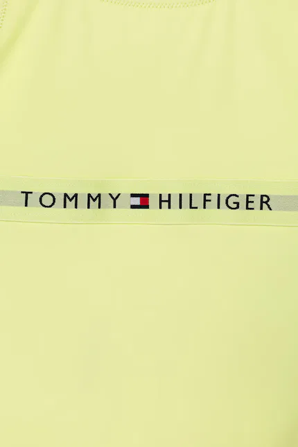 Купальник цельный с квадратным декольте Tommy Hilfiger, зеленый — фото 3