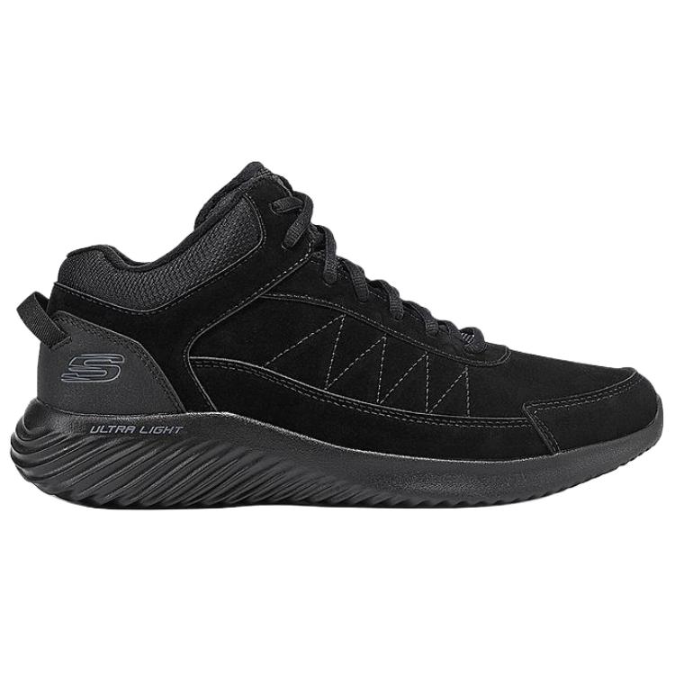 Skechers Bounder Abrasion Resistant Mid топ повседневные кроссовки мужские Black — фото 3